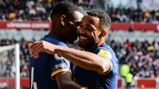 Alexander Isak and Callum Wilson