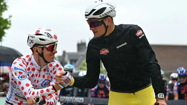 Tadej Pogacar & Mathieu Van der Poel i