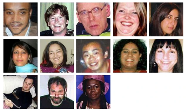 Victims of Tavistock Square attrack