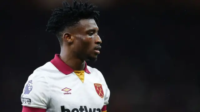 Kudus in action for West Ham