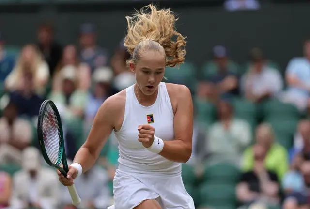 Mirra Andreeva at Wimbledon
