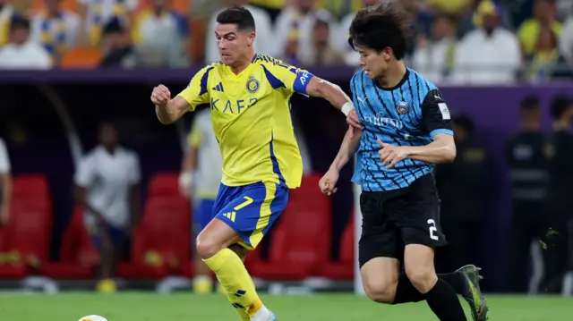 Kota Takai against Ronaldo