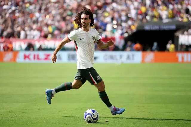Marc Cucurella in action for Chelsea
