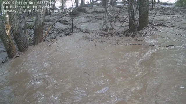 Flash flooding in New Mexico