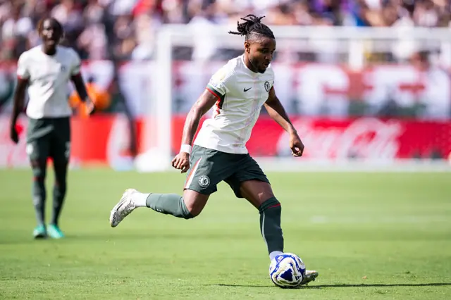 Christopher Nkunku in action for Chelsea