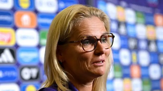Sarina Wiegman in an interview