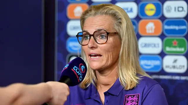 Sarina Wiegman in an interview