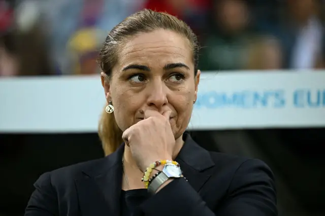 Nina Patalon looks on from the technical area