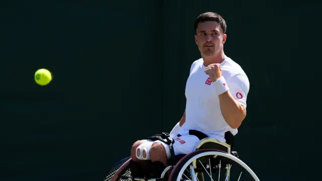 Gordon Reid celebrates