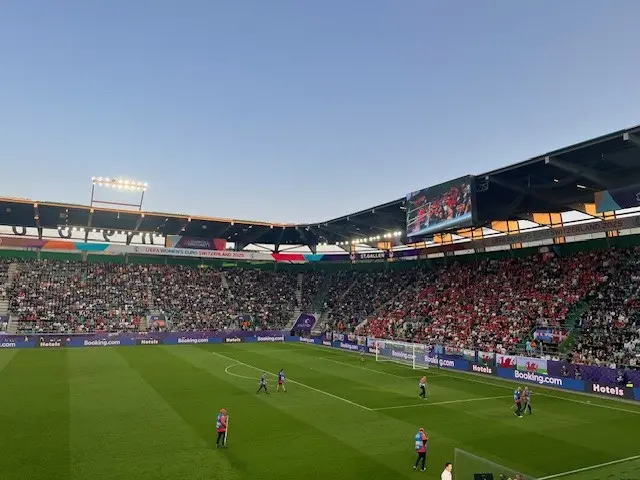 Wales fans at Arena St Gallen