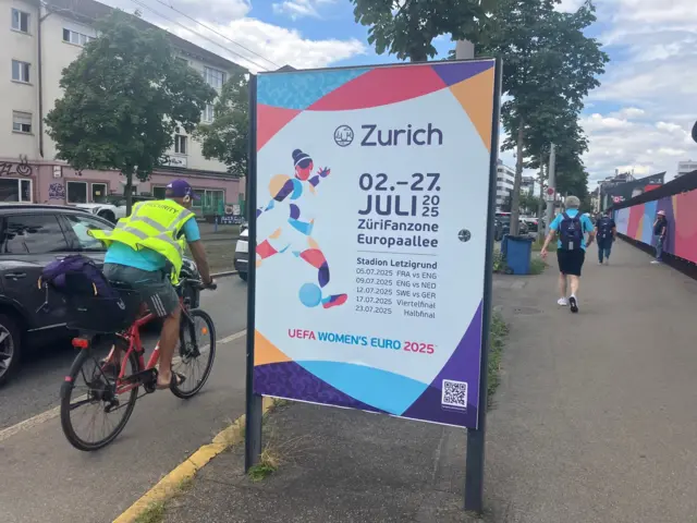 Zurich - outside the stadium