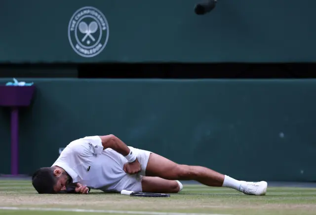 Djokovic falls