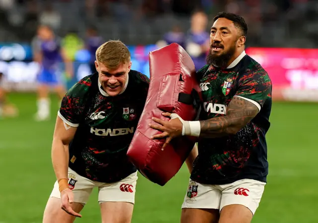 Bundee Aki and Garry Ringrose