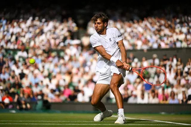 Flavio Cobolli at Wimbledon