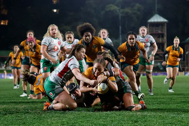 Ashley Marsters scores