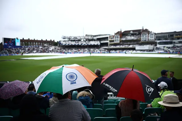 Rain at The Oval
