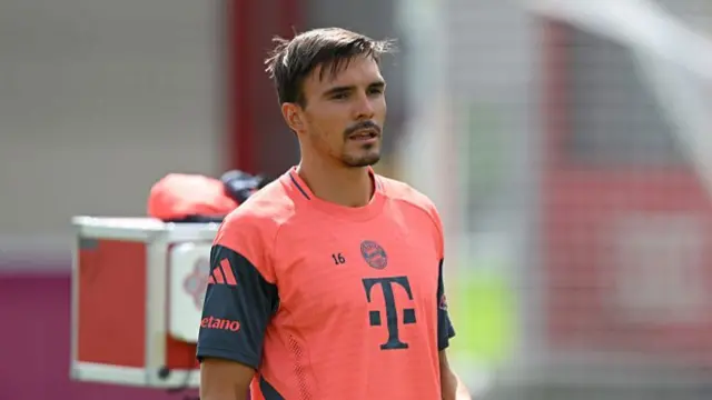 Joao Palhinha in action for Bayern Munich
