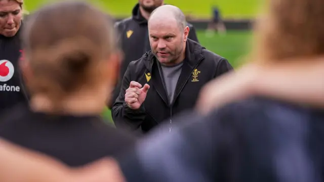 Wales head coach Sean Lynn