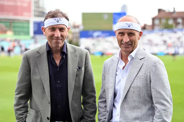 Michael Atherton and Nasser Hussain