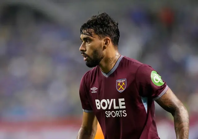 West Ham United midfielder Lucas Paqueta during the pre-season friendly against Everton