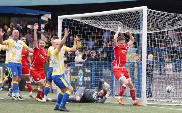 Ryan Curran celebrates