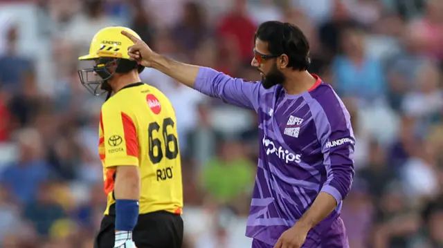 Joe Root and Imad Wasim