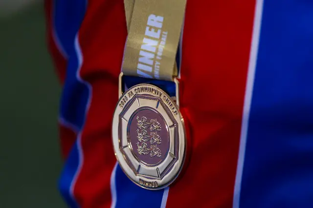 2025 Community Shield medal
