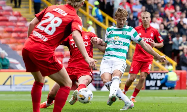 Nygren sweeps Celtic into the lead