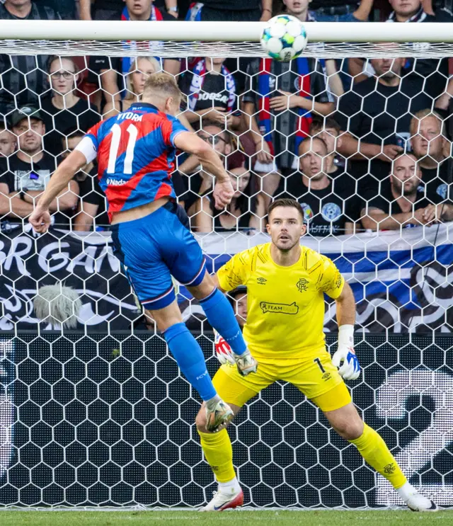 FT: Viktoria Plzen 2-1 Rangers (2-4)