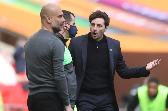 Ryan Mason and Pep Guardiola