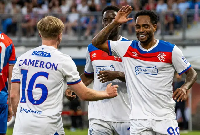 Viktoria Plzen 1-1 Rangers (1-4)