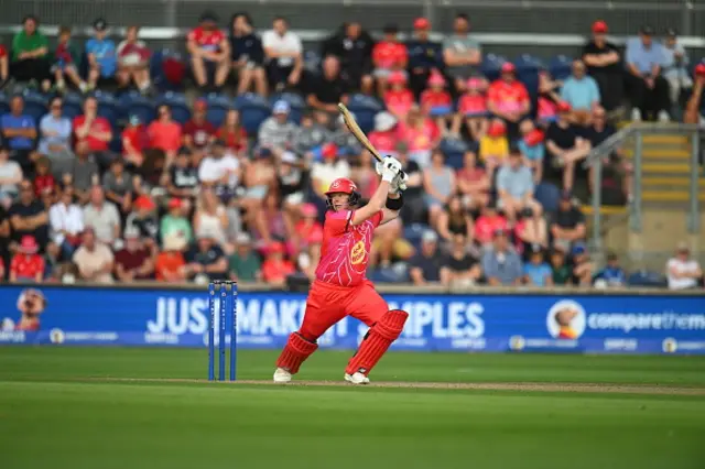 Steve Smith of Welsh Fire bats