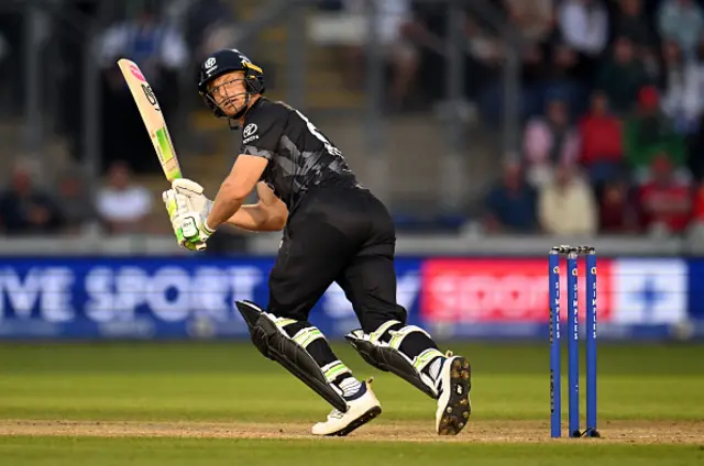 Jos Buttler of Manchester Originals bats