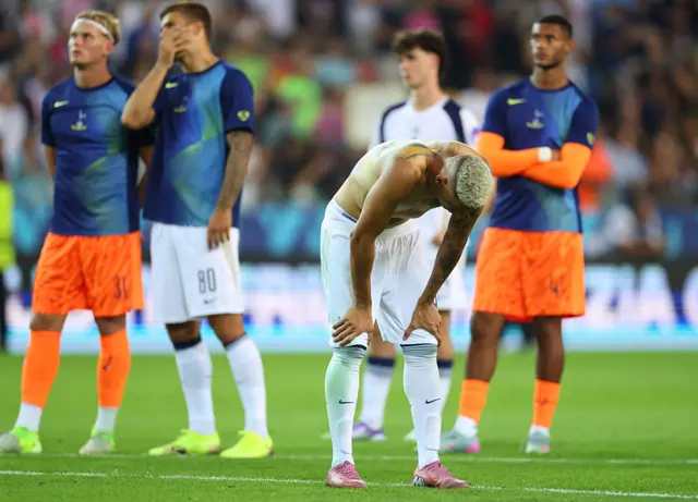 richarlison reacts to defeat