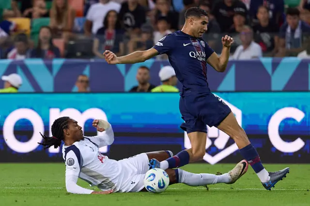 Spence slides in on Hakimi
