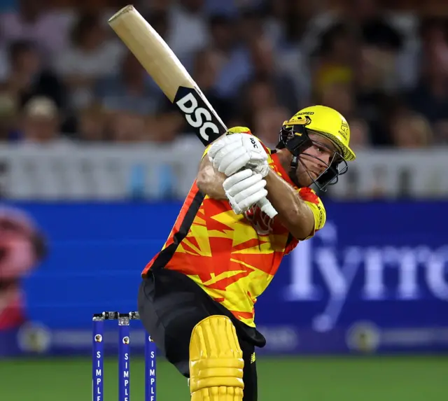 David Willey of Trent Rockets bats
