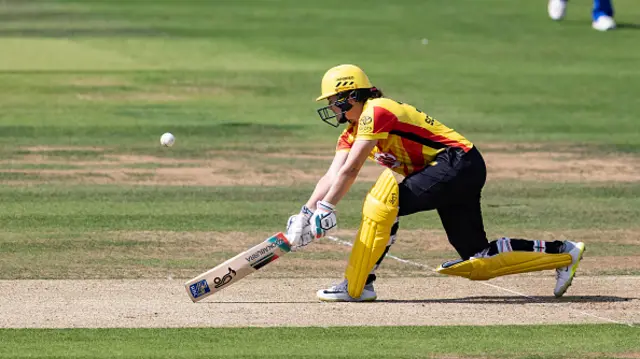 Nat Sciver-Brunt of Trent Rockets bats