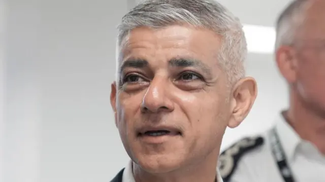 A file photo of Sadiq Khan