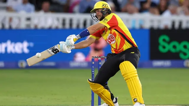 Joe Root bats v London Spirit