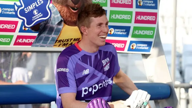 Zak Crawley laughs before batting