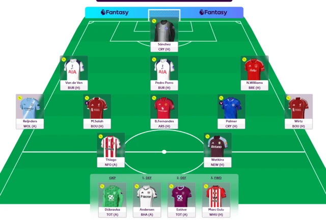 Pras FPL team