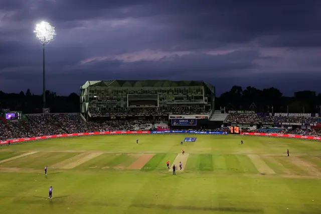 A general view of play during the The Hundred