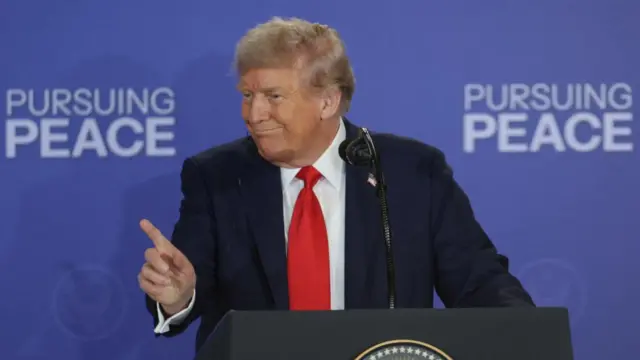 Donald Trump speaks in Alaska