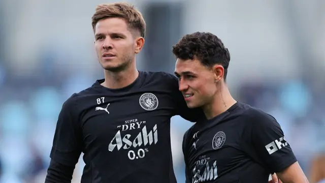 James McAtee and Phil Foden