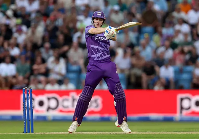 Harry Brook of Northern Superchargers bats