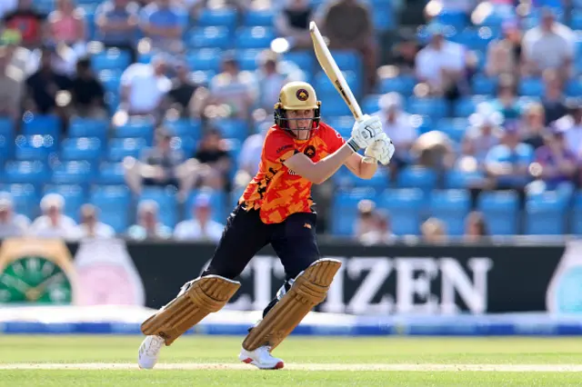Emily Arlott of Birmingham Phoenix bats