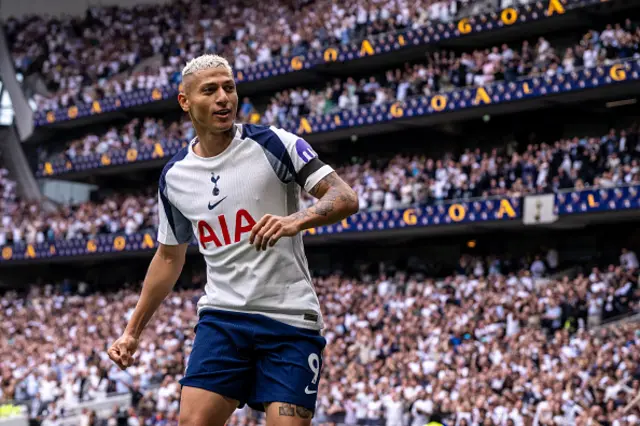 Richarlison of Tottenham Hotspur celebrates