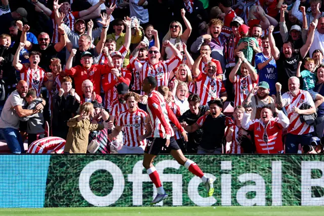 Wilson Isidor of Sunderland celebrates