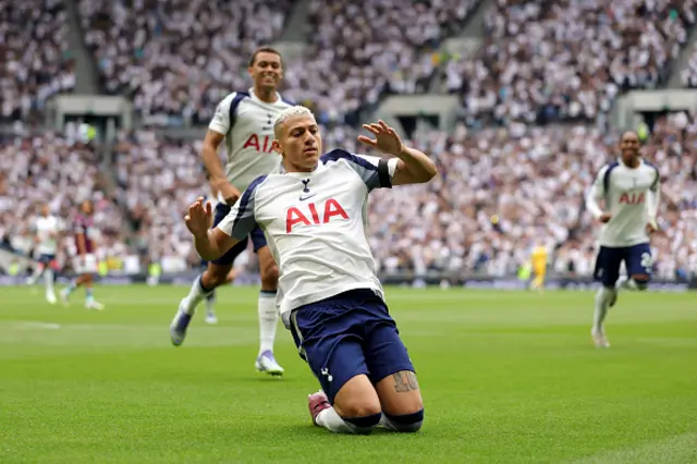Richarlison of Tottenham Hotspur celebrates