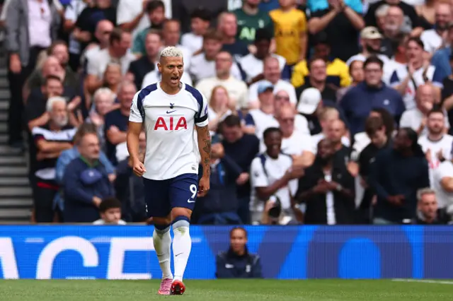 Richarlison of Tottenham Hotspur celebrates